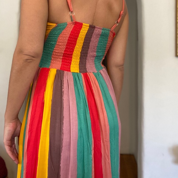 Multi Color Maxi with Red Bow - Picture 7 of 8